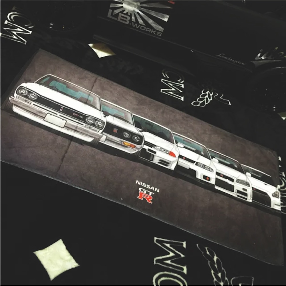 JDM GTR STYLE Rectangular Microfiber Car Washing/Detailing Drying Towel